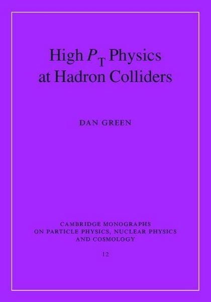 Produktbild: High Pt Physics at Hadron Colliders