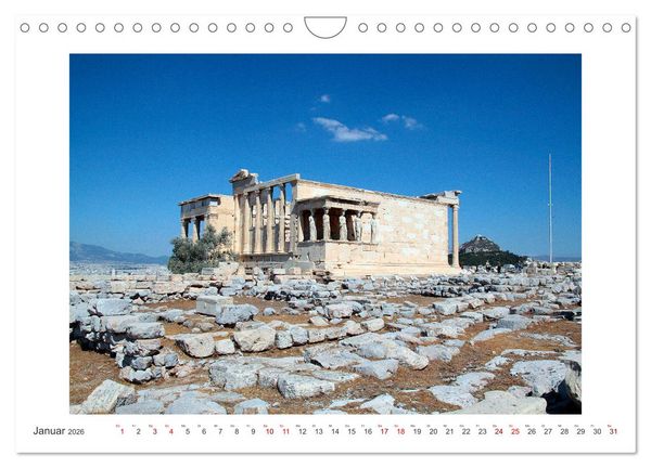 Produktbild: Griechischer Charme (Wandkalender 2026 DIN A4 quer), CALVENDO Monatskalender