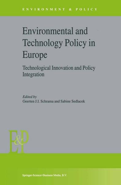 Produktbild: Environmental and Technology Policy in Europe