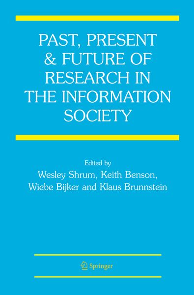 Produktbild: Past, Present and Future of Research in the Information Society