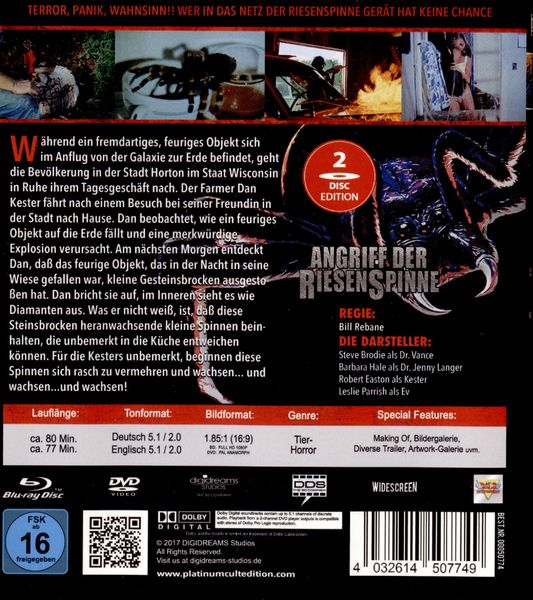 Produktbild: Angriff der Riesenspinne - Complete Edition (+ DVD)