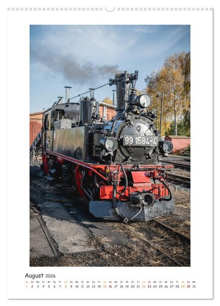 Produktbild: Faszination Museumsbahn (hochwertiger Premium Wandkalender 2026 DIN A2 hoch), Kunstdruck in Hochglanz