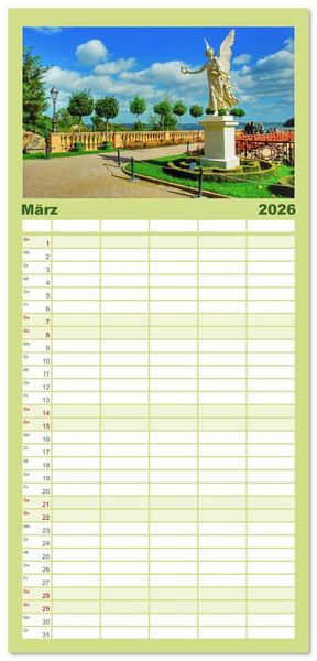 Produktbild: Familienplaner 2026 - Schwerin - Welterbe mit 5 Spalten (Wandkalender, 21 x 45 cm) CALVENDO