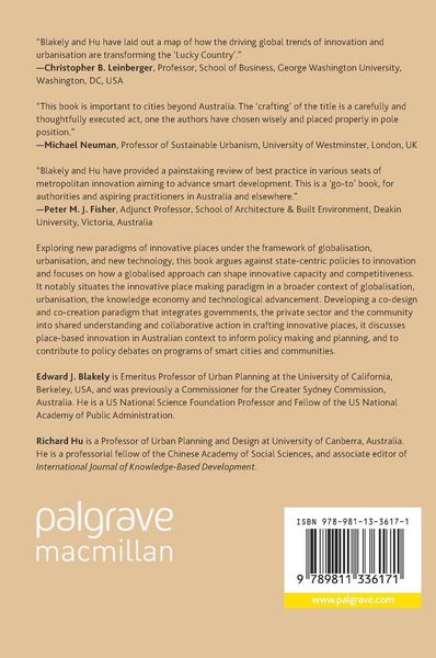 Produktbild: Crafting Innovative Places for Australia&rsquo;s Knowledge Economy