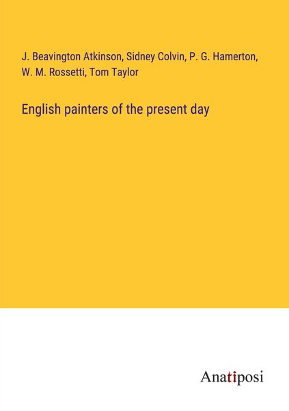 Produktbild: English painters of the present day