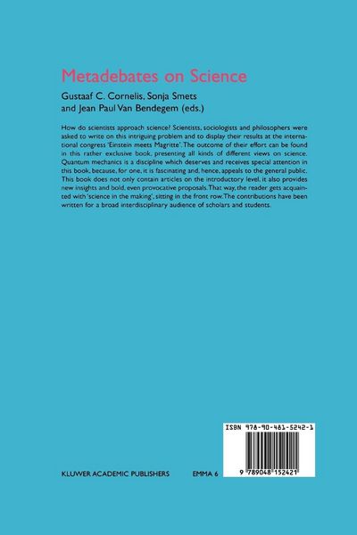 Produktbild: Metadebates on Science