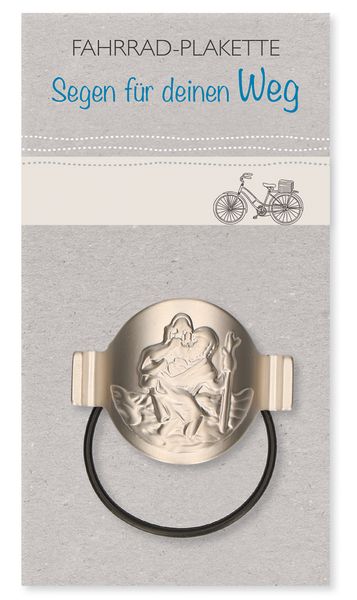 Produktbild: Fahrrad-Plakette \"Christophorus\"