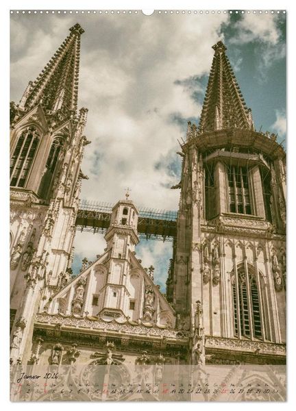 Produktbild: Regensburg - Charme der Altstadt (hochwertiger Premium Wandkalender 2026 DIN A2 hoch), Kunstdruck in Hochglanz