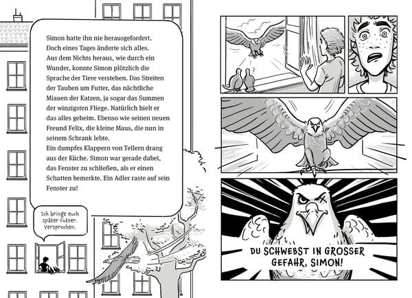 Produktbild: Animox als Comic-Roman 1. Das Heulen der W&ouml;lfe