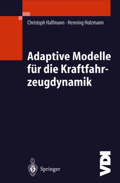 Produktbild: Adaptive Modelle f&uuml;r die Kraftfahrzeugdynamik