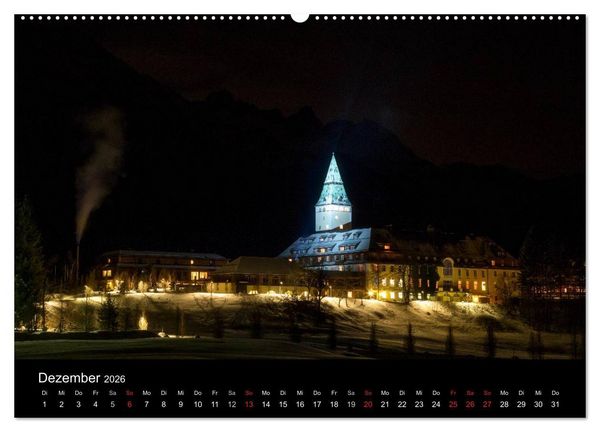 Produktbild: Bergblicke - Elmau (hochwertiger Premium Wandkalender 2026 DIN A2 quer), Kunstdruck in Hochglanz