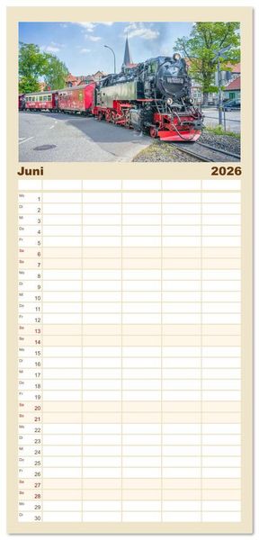 Produktbild: Familienplaner 2026 - Wernigerode - Historische Fachwerkstadt am Harz mit 5 Spalten (Wandkalender, 21 x 45 cm) CALVENDO
