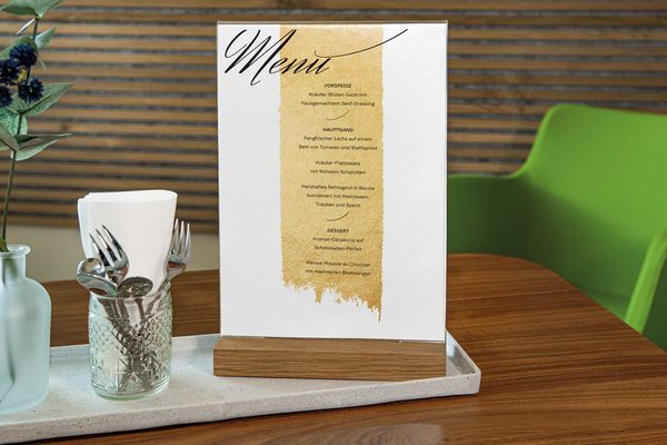 Produktbild: SIGEL Design-Papier, Golden brush stroke