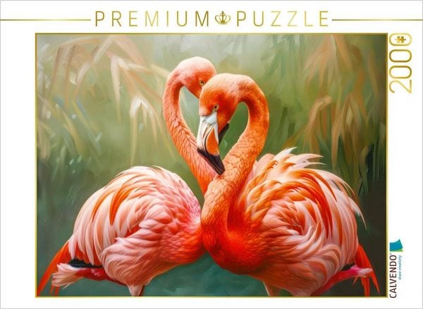 Produktbild: CALVENDO Puzzle Flamingos | 2000 Teile Lege-Gr&ouml;&szlig;e 90x67cm Foto-Puzzle f&uuml;r gl&uuml;ckliche Stunden