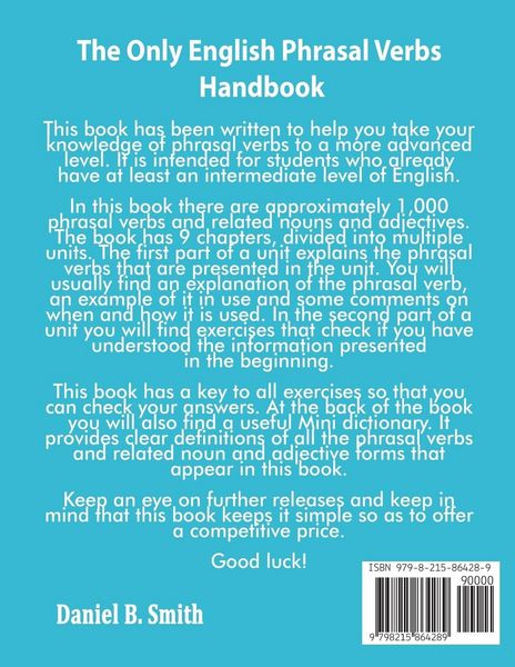 Produktbild: The Only English Phrasal Verbs Handbook