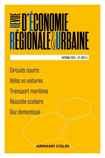 Produktbild: Revue d economie regionale et