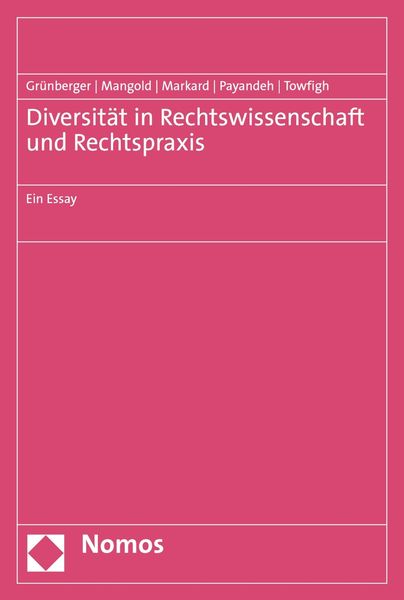 Produktbild: Diversit&auml;t in Rechtswissenschaft und Rechtspraxis