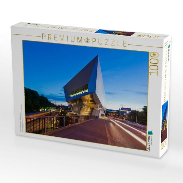Produktbild: CALVENDO Puzzle Porsche Museum in Zuffenhausen | 1000 Teile Lege-Gr&ouml;&szlig;e 64x48cm Foto-Puzzle f&uuml;r gl&uuml;ckliche Stunden