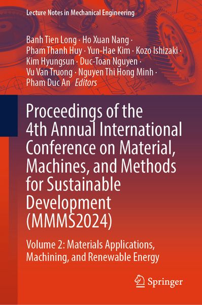 Produktbild: Proceedings of the 4th Annual International Conference on Material, Machines, and Methods for Sustainable Development (MMMS2024)