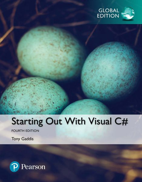Produktbild: Starting Out with Visual C#, Global Edition
