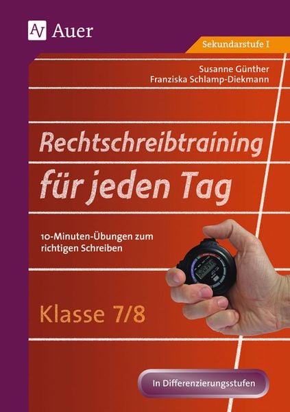 Produktbild: Rechtschreibtraining f&uuml;r jeden Tag Klasse 7/8