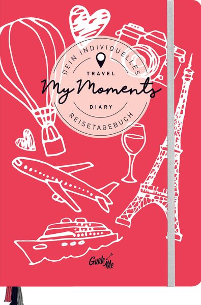 GuideMe Reisetagebuch Travel Diary „Illustration“, Taschenbuch von , Hallwag, 978-3-8283-0933-3