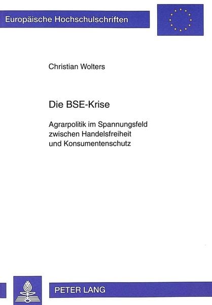 Produktbild: Die BSE-Krise
