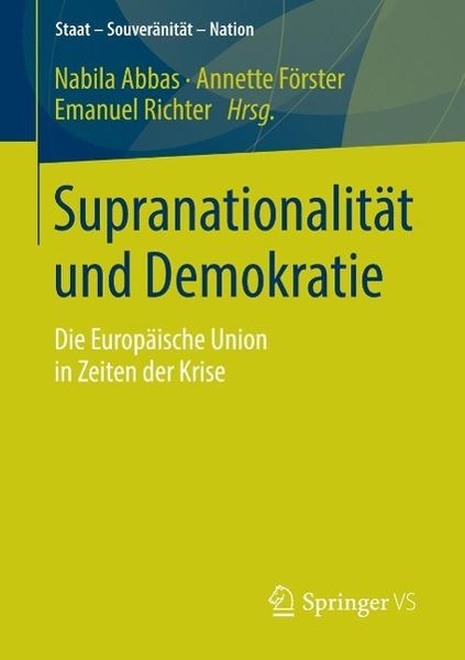 Produktbild: Supranationalit&auml;t und Demokratie