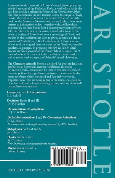 Produktbild: Eudemian Ethics