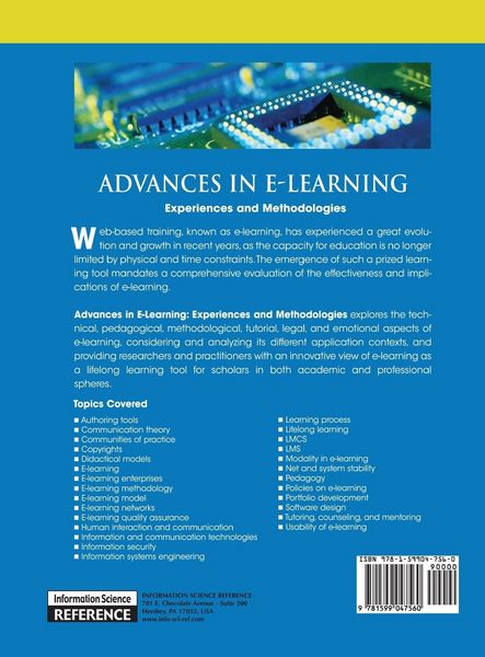 Produktbild: Advances in E-Learning