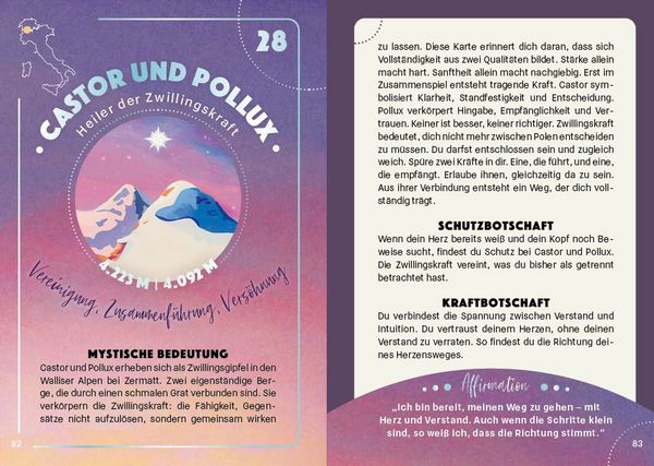 Produktbild: Orakel-Kartenset: Die Seele der Berge | Finde die Energie der Alpen