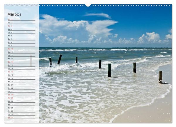 Produktbild: FLORIDA Idyllischer Sonnenscheinstaat (Wandkalender 2026 DIN A2 quer), CALVENDO Monatskalender