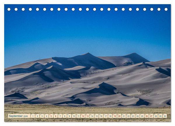 Produktbild: Wyoming, South Dakota Colorado (Tischkalender 2026 DIN A5 quer), CALVENDO Monatskalender