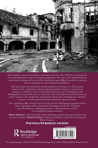 Produktbild: European Integration and Disintegration