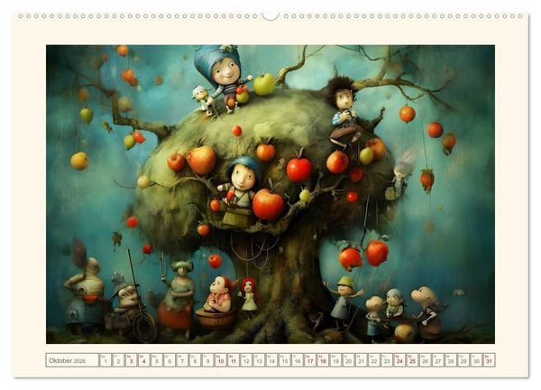 Produktbild: Fabelhafte fremde Welten (Wandkalender 2026 DIN A2 quer), CALVENDO Monatskalender