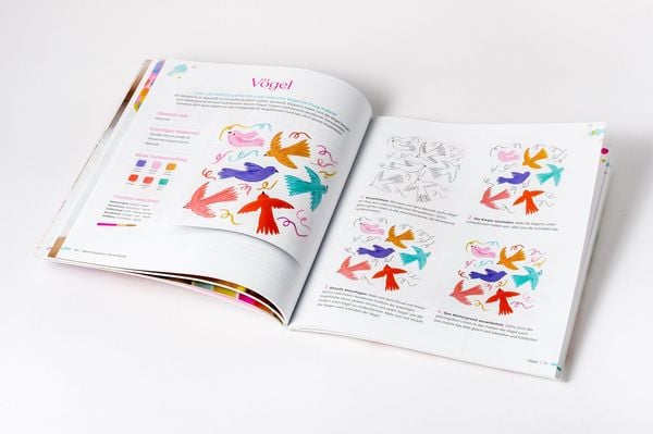 Produktbild: Mein kreatives Sketchbook - 25 einfache Malprojekte