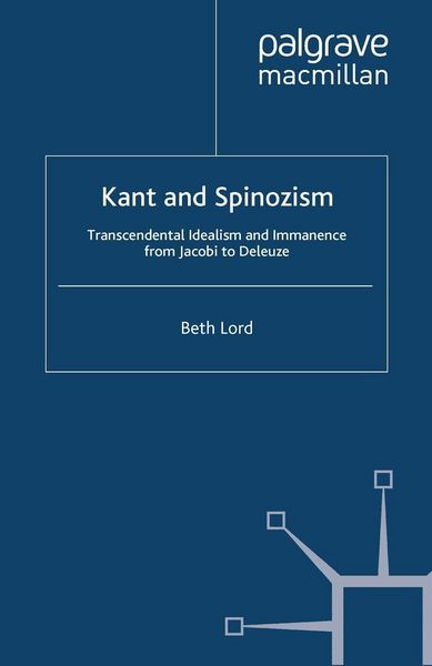 Produktbild: Kant and Spinozism