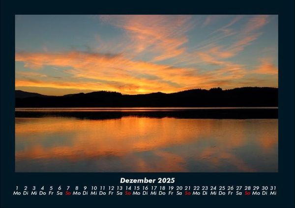 Produktbild: Landschaftskalender 2025 Fotokalender DIN A4