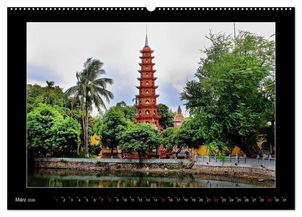 Produktbild: Vietnam &ndash; Land der Kontraste 2026 (Wandkalender 2026 DIN A2 quer), CALVENDO Monatskalender