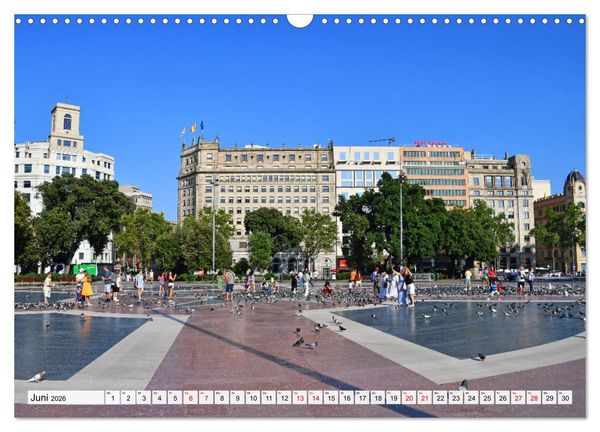 Produktbild: BARCELONA, Traumziel am Mittelmeer (Wandkalender 2026 DIN A3 quer), CALVENDO Monatskalender