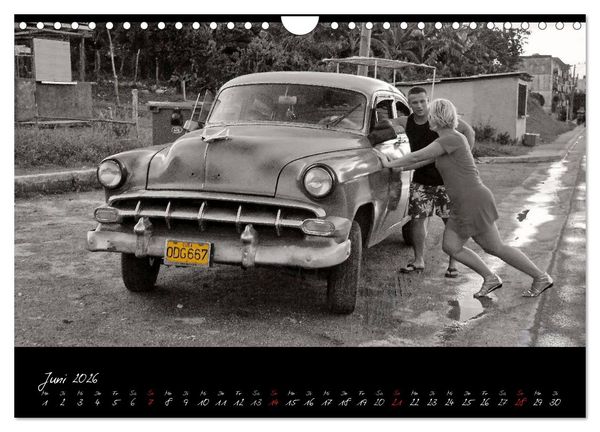 Produktbild: Kuba und die Oldtimer (Wandkalender 2026 DIN A4 quer), CALVENDO Monatskalender