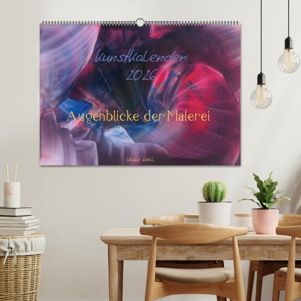 Produktbild: Kunstkalender 2026 - Augenblicke der Malerei (Wandkalender 2026 DIN A2 quer), CALVENDO Monatskalender