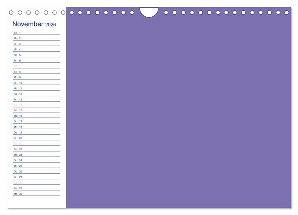 Produktbild: Farbiger Bastelkalender (Wandkalender 2026 DIN A4 quer), CALVENDO Monatskalender