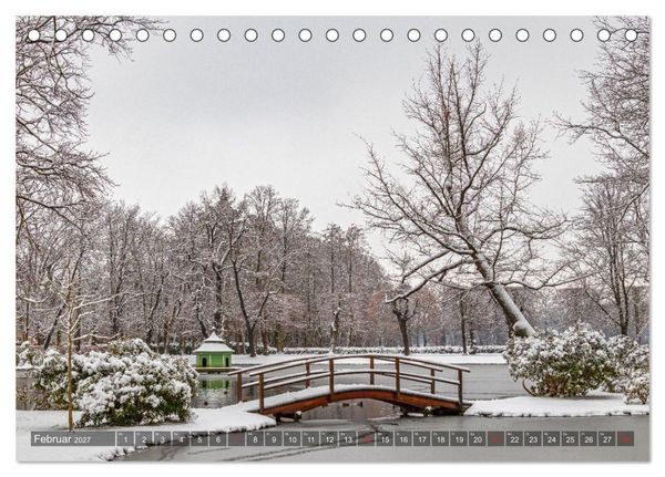 Produktbild: Barockgarten Zabeltitz (Tischkalender 2027 DIN A5 quer), CALVENDO Monatskalender