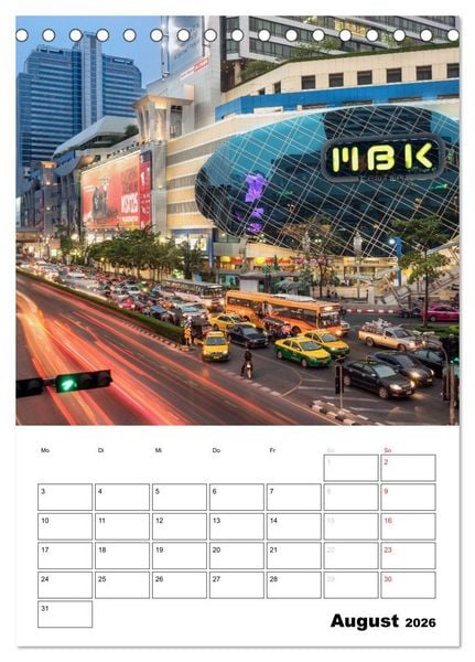 Produktbild: THAILAND - Mein Urlaubsplaner (Tischkalender 2026 DIN A5 hoch), CALVENDO Monatskalender