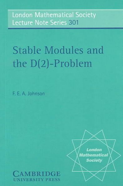 Produktbild: Stable Modules and the D(2)-Problem