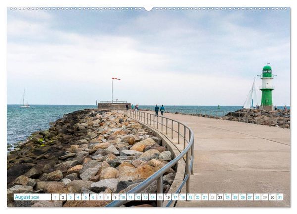 Produktbild: Warnem&uuml;nde - Sommer, Sonne und Sand im Schuh (Wandkalender 2026 DIN A2 quer), CALVENDO Monatskalender