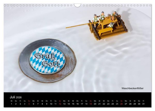 Produktbild: Tomatenmaler ... und andere Mini-Welten (Wandkalender 2026 DIN A3 quer), CALVENDO Monatskalender