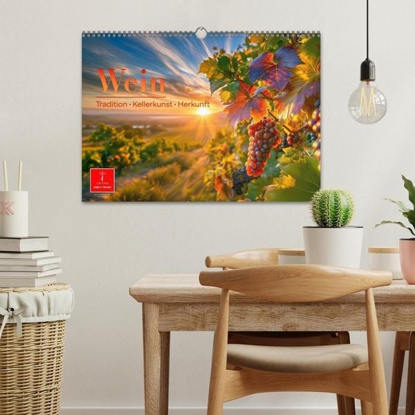 Produktbild: Wein - Tradition &middot; Kellerkunst &middot; Herkunft (Wandkalender 2027 DIN A3 quer), CALVENDO Monatskalender