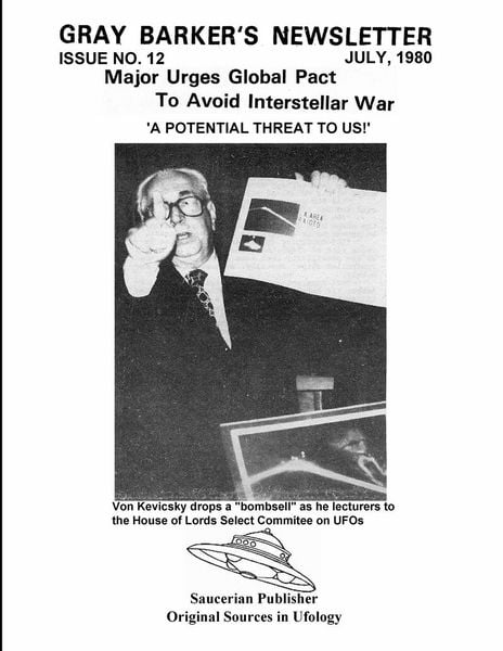 Produktbild: Gray Barker's Newsletter No. 12 (July) 1980
